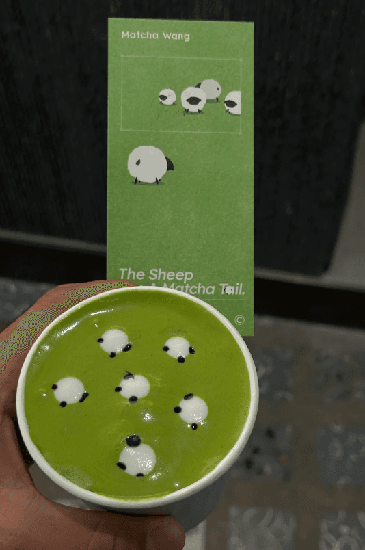 Little sheep matcha from Matcha Wang at HAI550